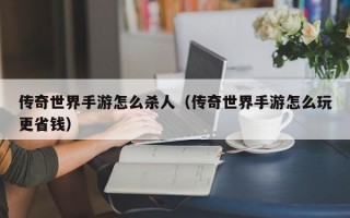 传奇世界手游怎么杀人（传奇世界手游怎么玩更省钱）