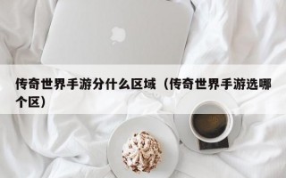 传奇世界手游分什么区域（传奇世界手游选哪个区）